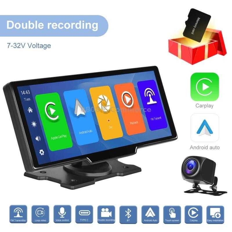 Wireless Apple Carplay Android Auto for Car Stereo 10.26