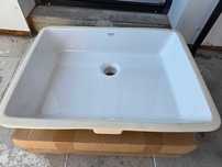 Chiuveta baie Grohe Cube Ceramic cu tratament Pure Guard