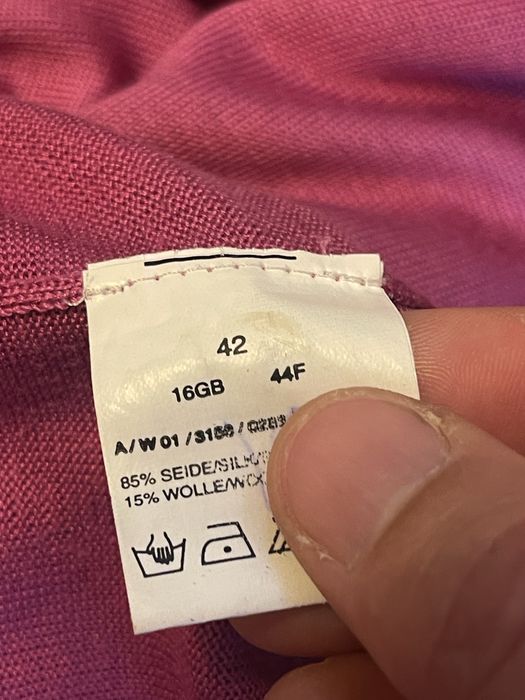 Tricou dama elegant din matase + lana Lecomte marimea XL