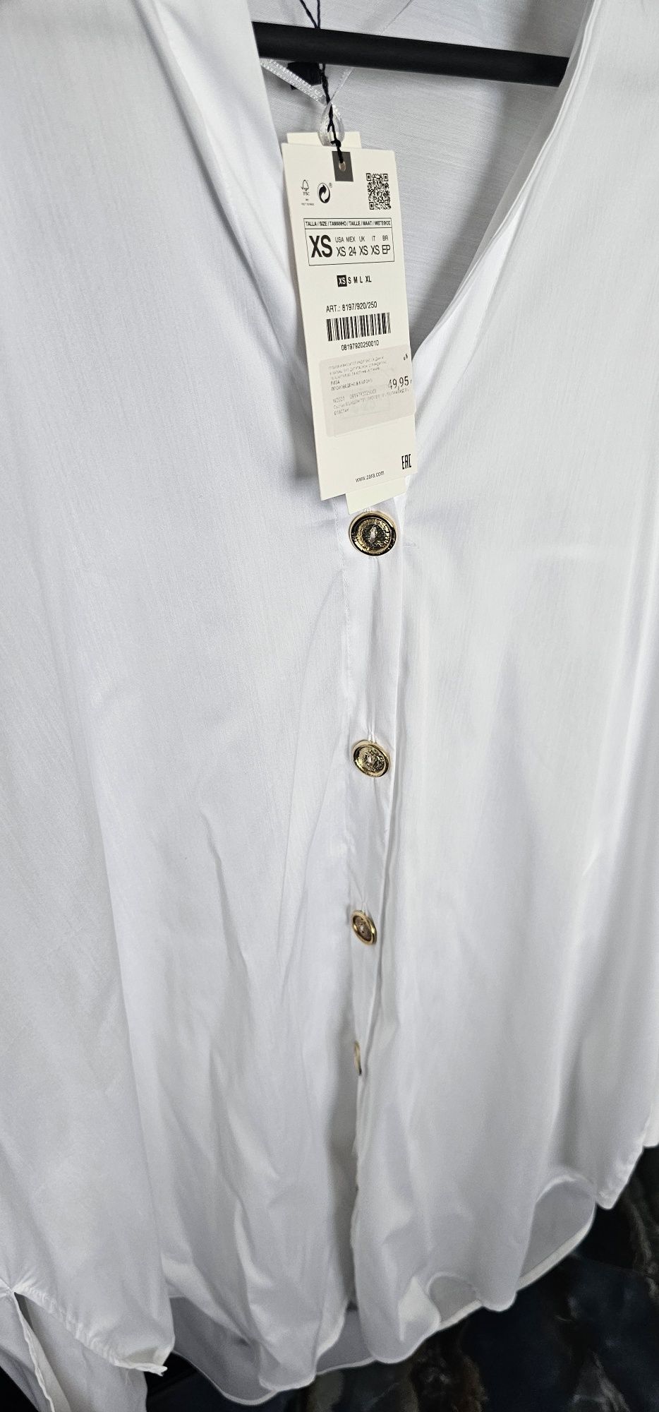 Бели ризи Zara, xs