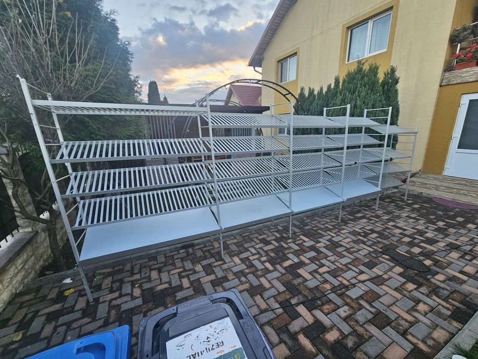 Rafturi aluminiu paine brutarie