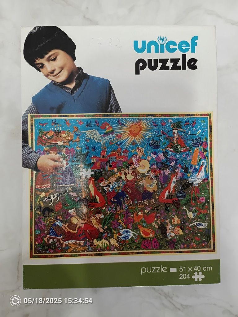 Unicef Puzzle пъзел CODE 703 E