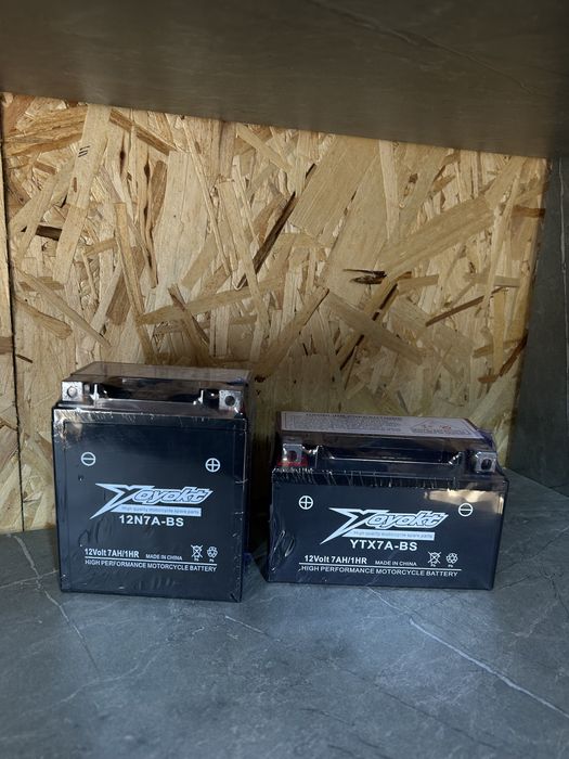 Новые аккамуляторы на мотоцикл,мопед,квадроцикл