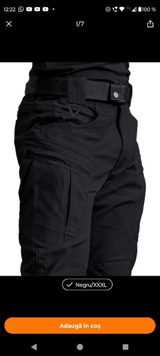 Pantaloni militari tactici firma de paza politie