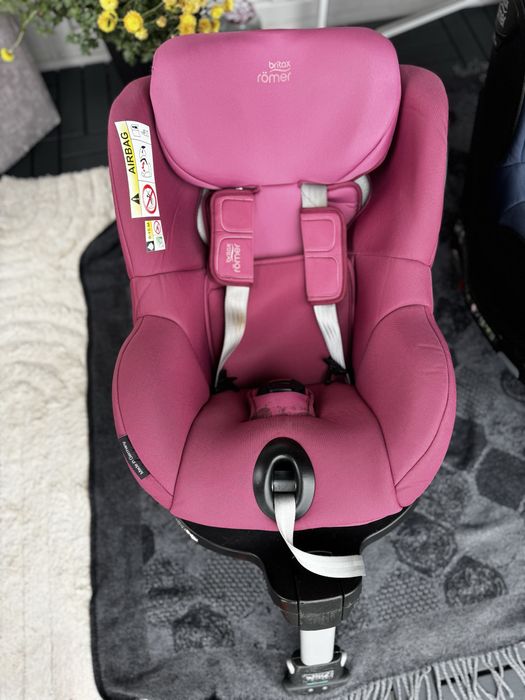 Scaun Auto Britax Romer Swivel- Rotație 360, Albastru & Roz