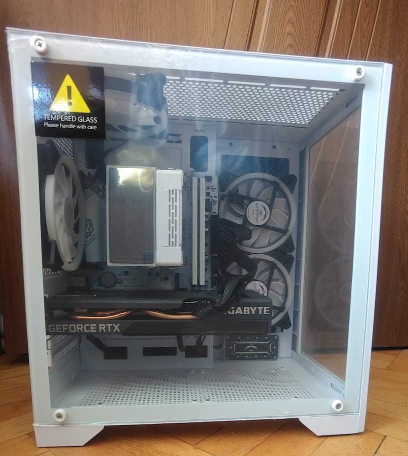 Геймърски компютър Ryzen 5700x, GeForce RTX 3060 Ti,32gb ddr4,1tb nvme