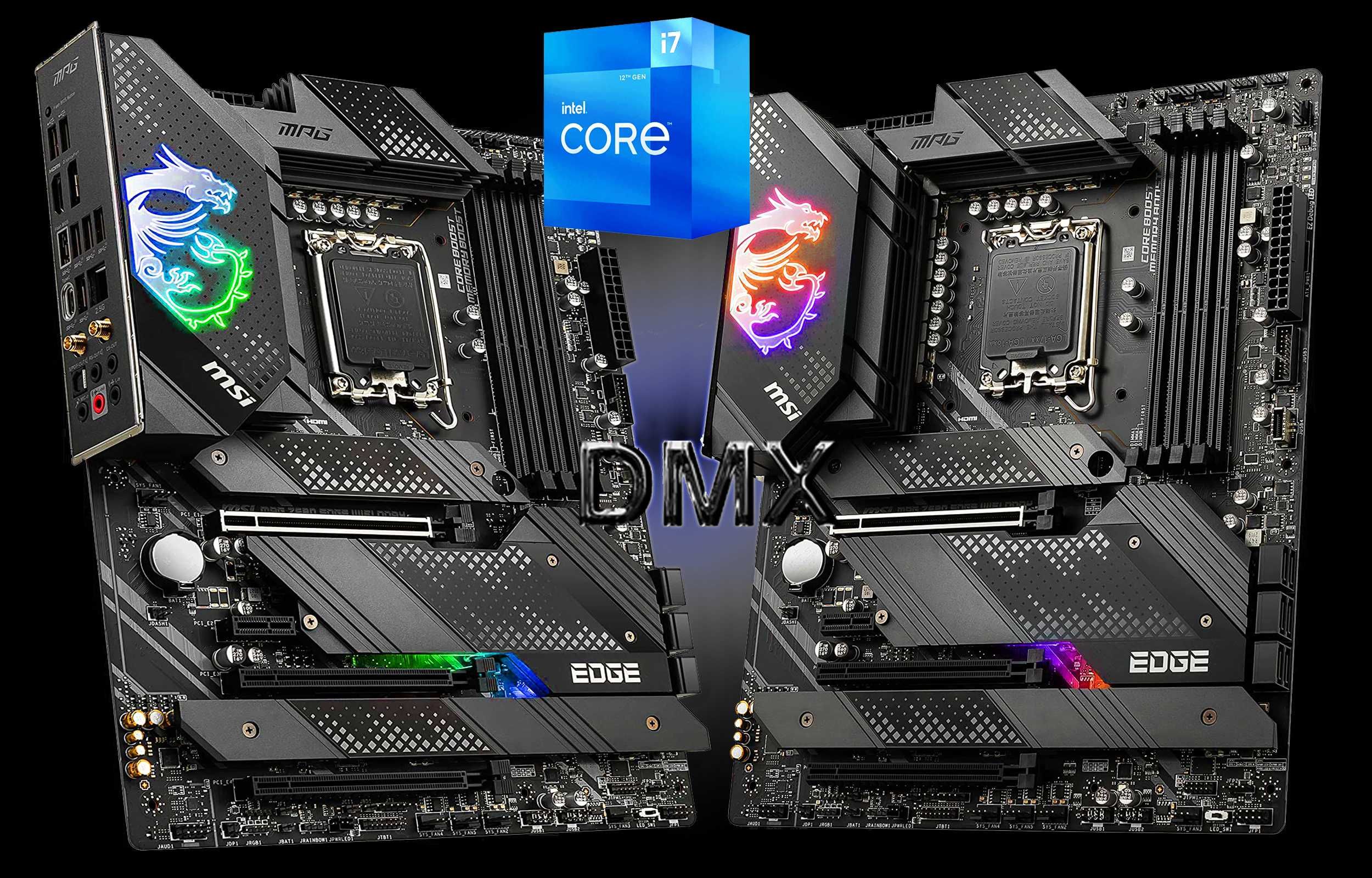 Мат плата MSI MPG Z690 Edge WiFi DDR4 + проц Intel Core i7 12700KF