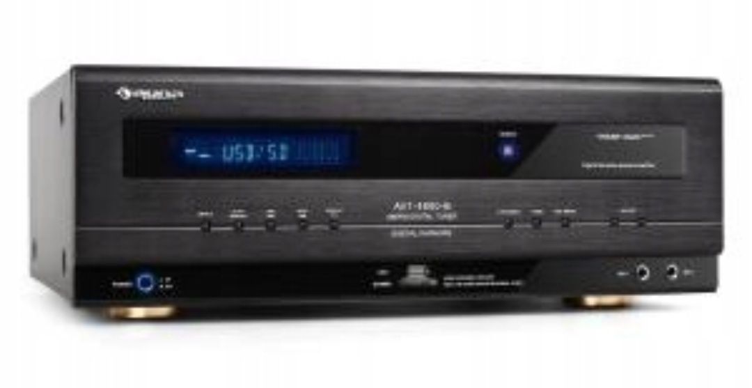 Auna AMP și amplificator karaoke AV1-4800 -B cu radio telecomandă