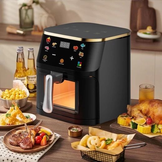 Friteuză cu Aer Cald Airfryer 10L, 2400W