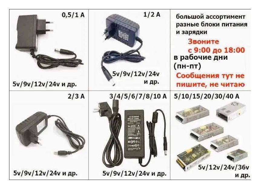 адаптер на эл. барабаны и на другое - блок питания