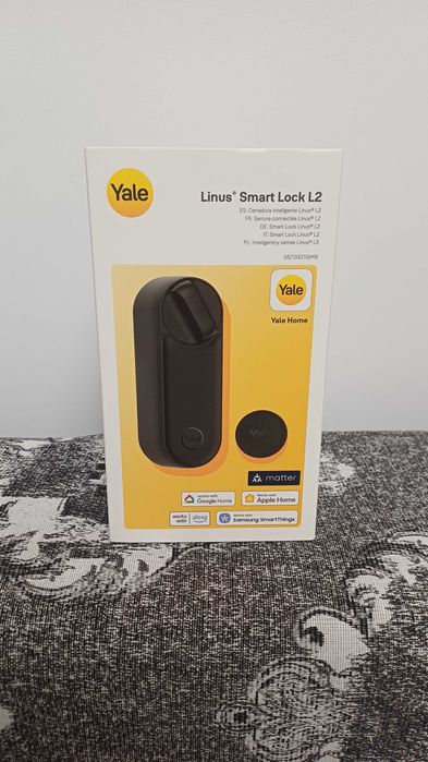 Vand incuietoare inteligenta Yale Linus L2 + Cilindru ajustabil Linus