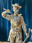 Statuetă Bronz *** vintage / antic / vechi / retro ***