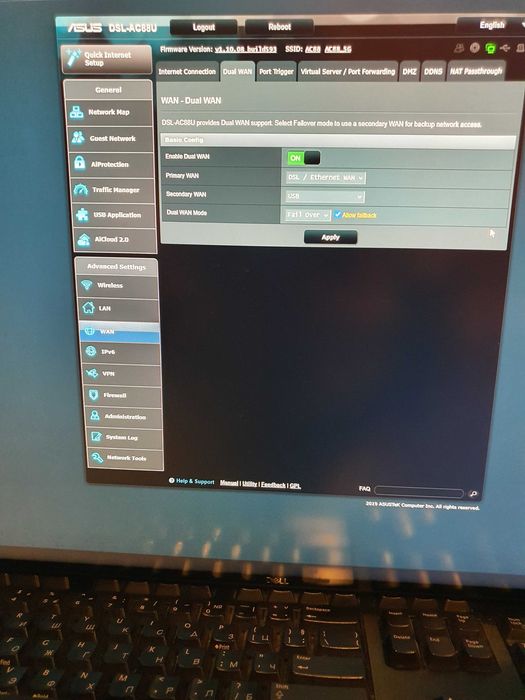 рутер Asus DSL-AC88U