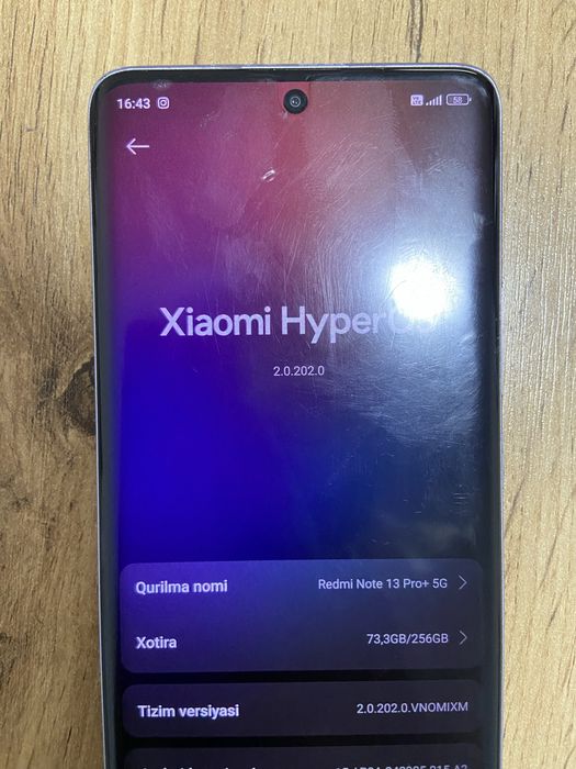 Redmi not 13 pro plus 5G