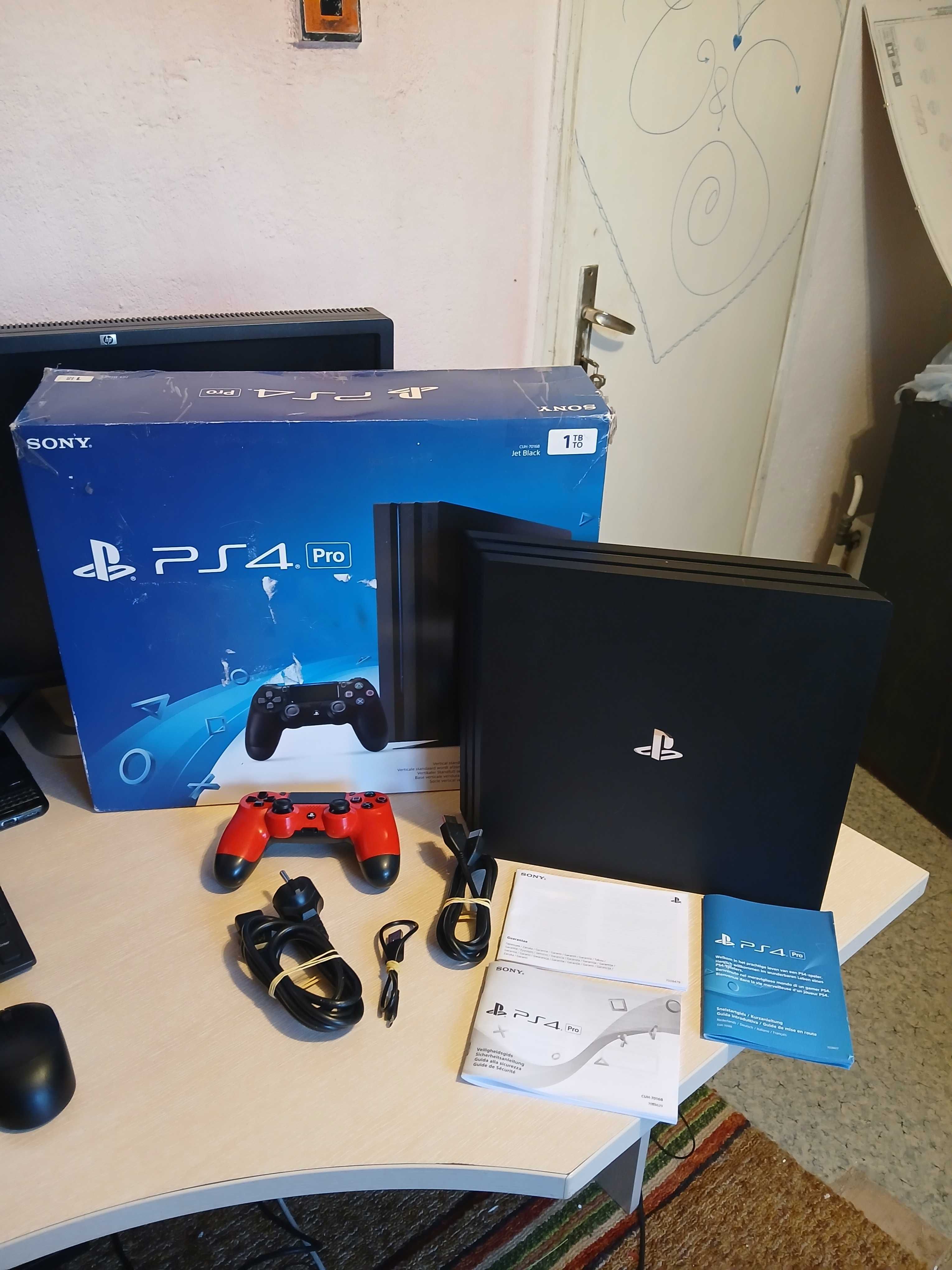 С ГАРАНЦИЯ 1Г Sony PlayStation 4 Pro PS4 1TB профилактиран и проверен