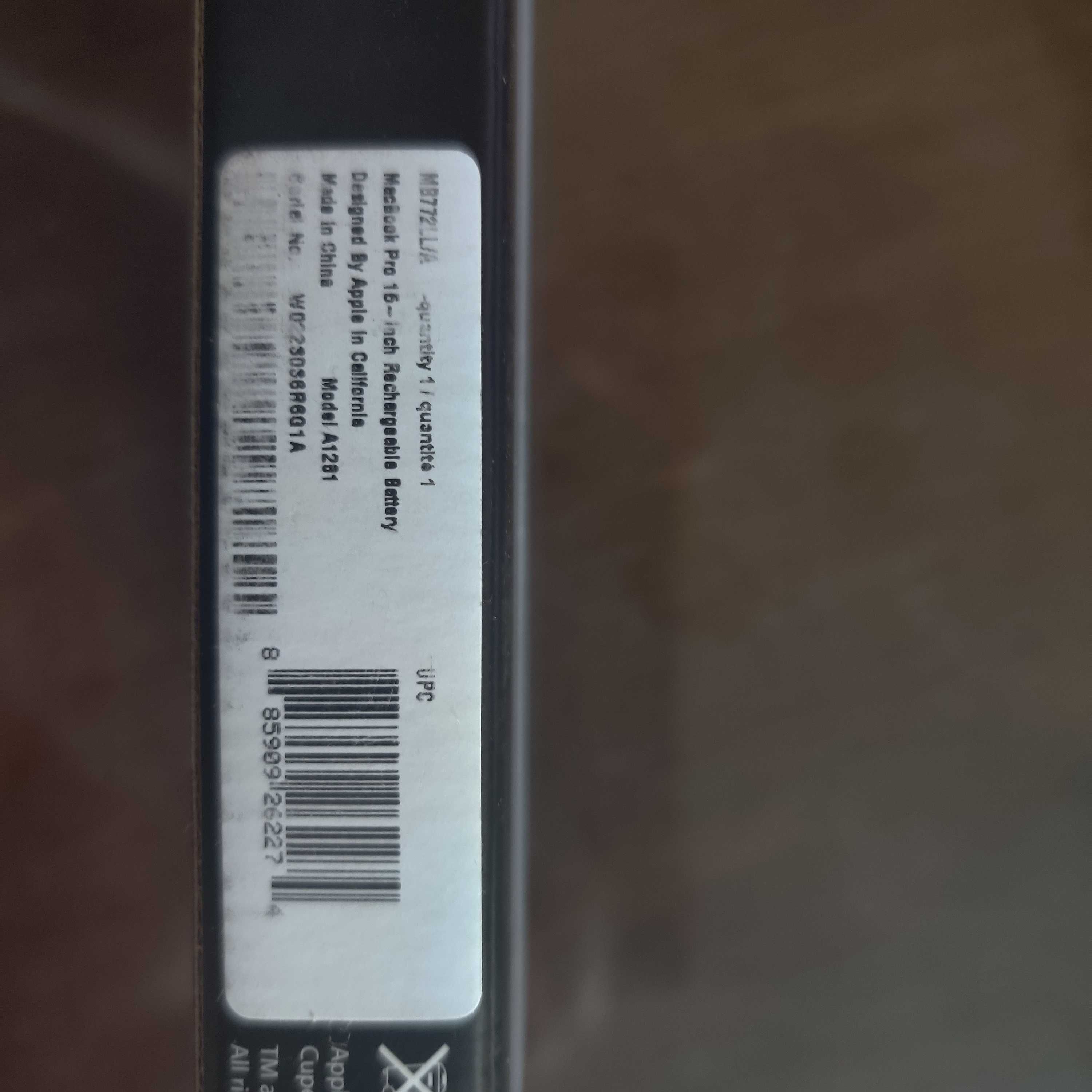 Baterie MacBook Pro 15 inch Model A1281 Originala