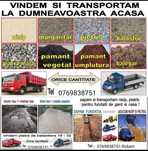 Transport NON-STOP nisip piatră