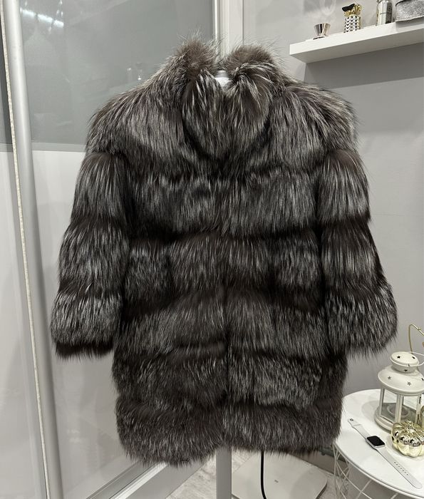 Шуба из чернобурки