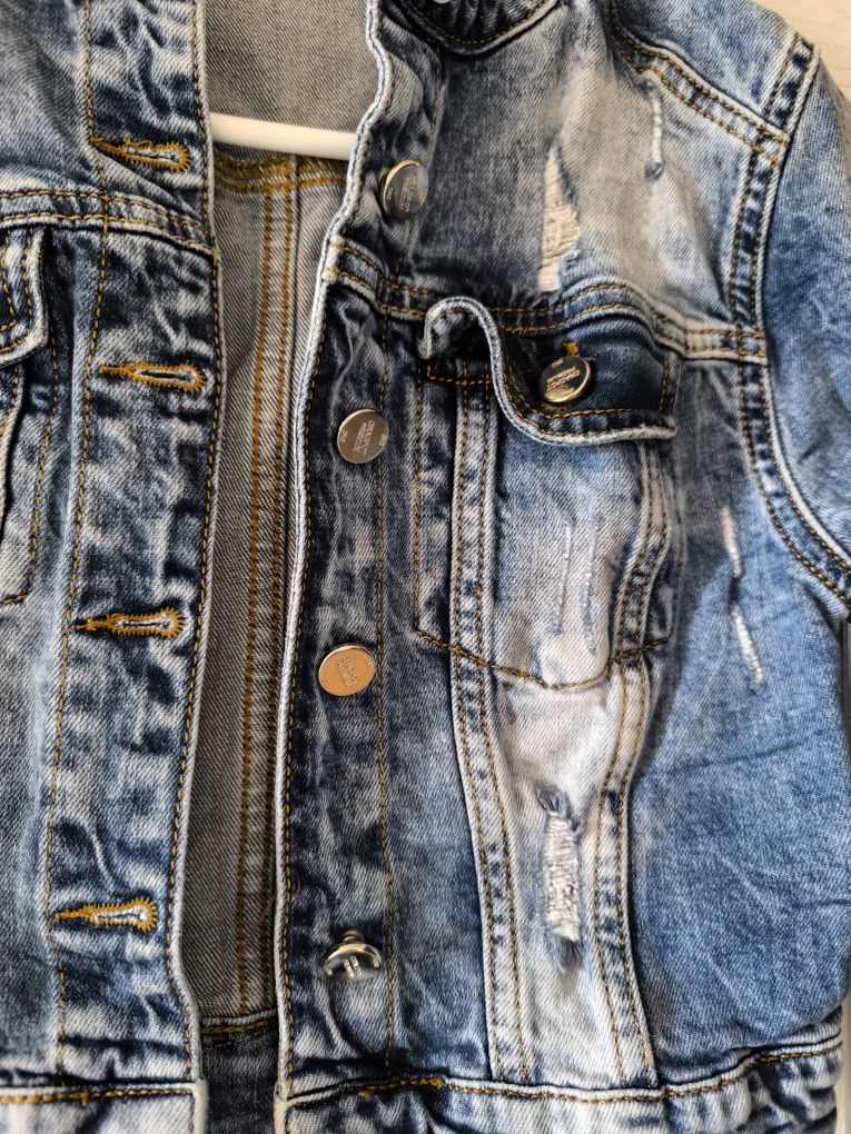 Pause jeans и Drykorn for beautiful people - блуза тюл, яке и дънки