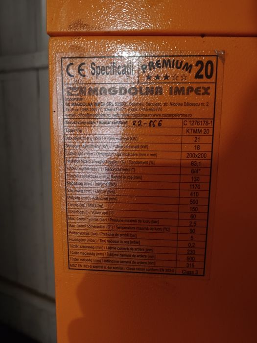 Vând centrala termica