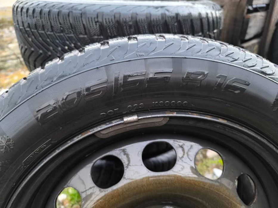 стоманени джанти със зимни гуми 205/55R16 AUDI A3