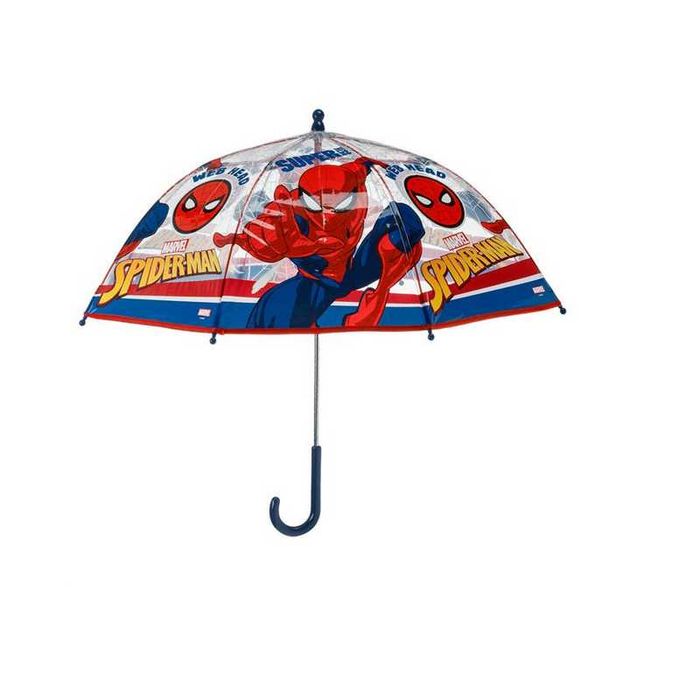 Чадър Mercado Trade, За момче, Спайдермен, Прозрачен