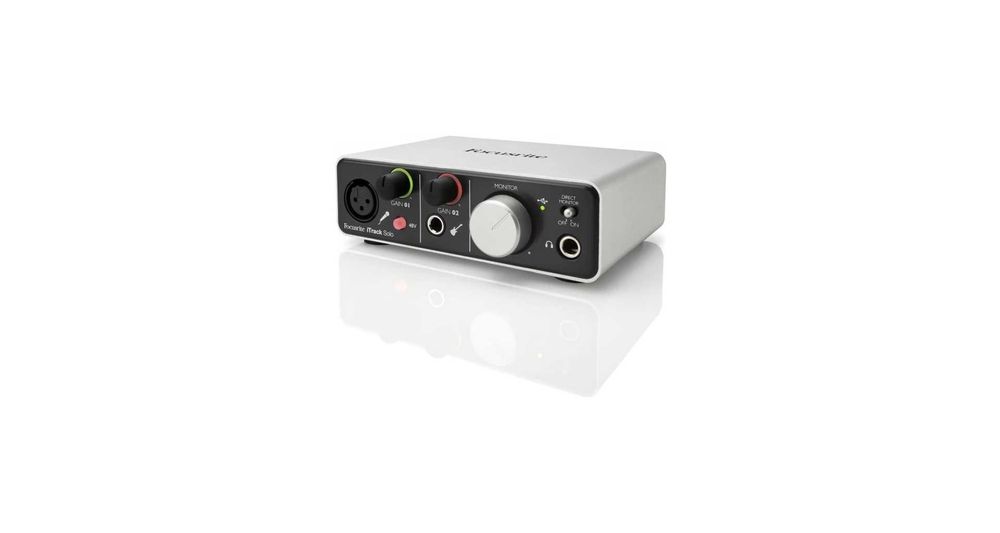 Interfață audio Focusrite - iTrack Solo Lightning, gri/negru,sigilat