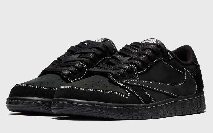 Jordan 1 Low Travis Scott Black Phantom