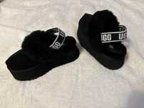 Нови UGG - Велурени чехли Funkette с отворена пета.