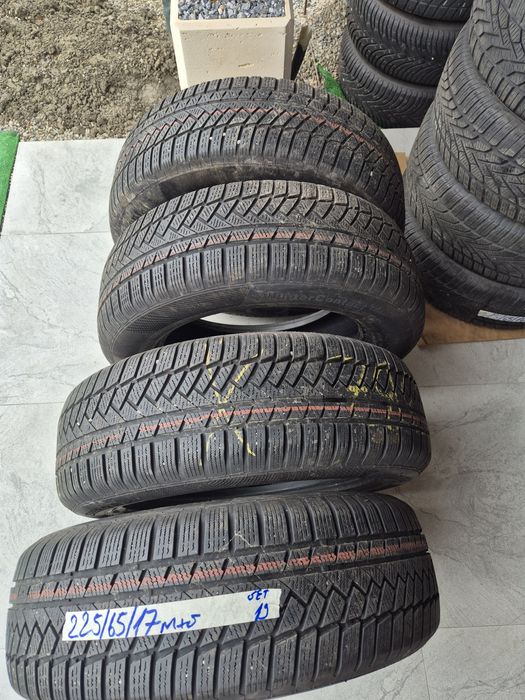 Vând cauciucuri 225/65/17 M+S set complet imp Germania//Continental//