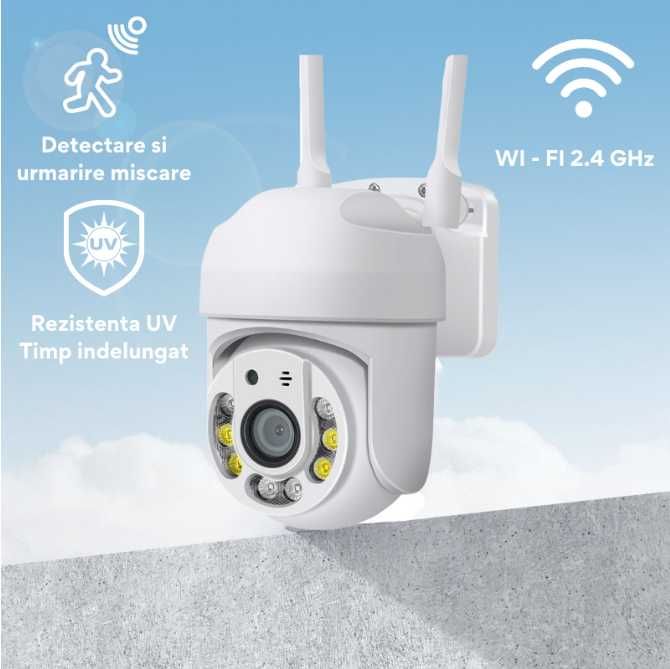 Camera Supraveghere IP WI-FI 5MP V1 + Card Micro SD