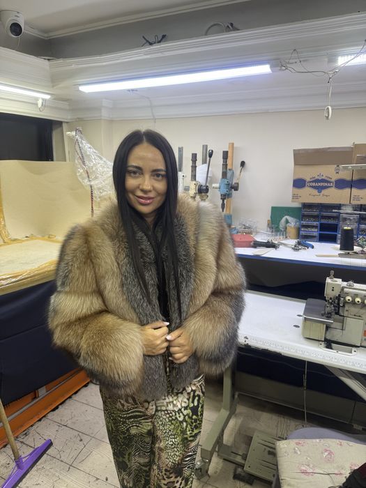 Haina din blana naturala calitate premium