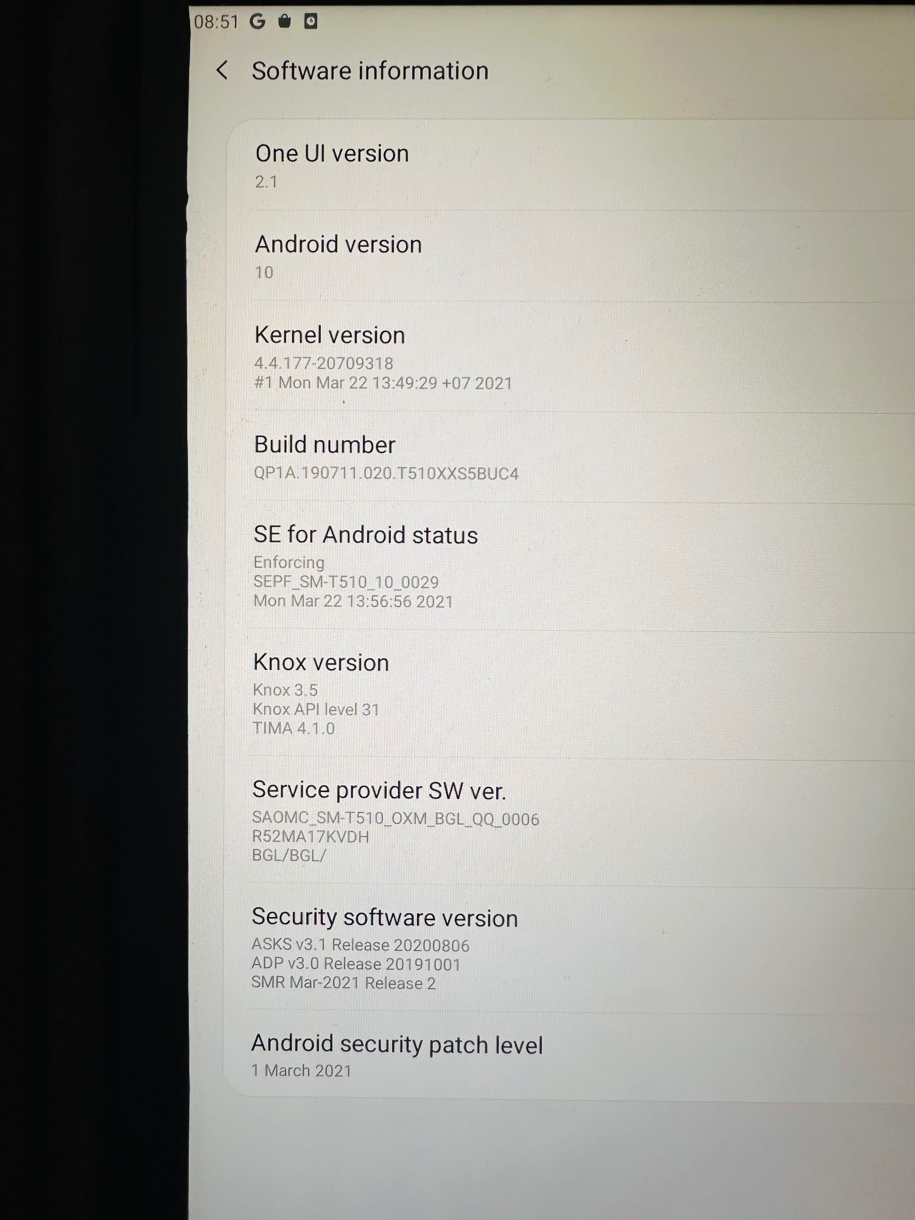 Таблет Samsung Galaxy Tab A, 10.1 (2019), Wi-Fi, SM-T510, 2GB RAM/32GB