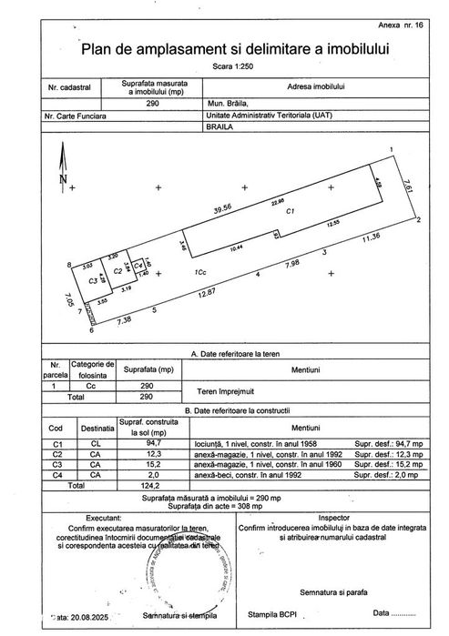 Ultracentral- Casa cu Teren - 290 mp
