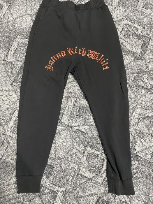 Pantaloni young rich white