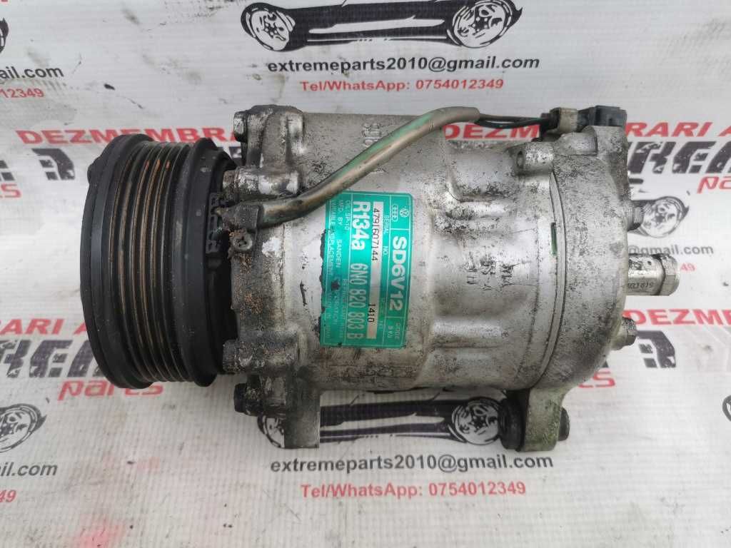 Compresor 6N0 820 803 B Sanden SD6V12 pentru 1.4 16v tip AUA VW Polo