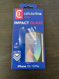 Стъклен протектор за iPhone 13 / 13 Pro Cellularline