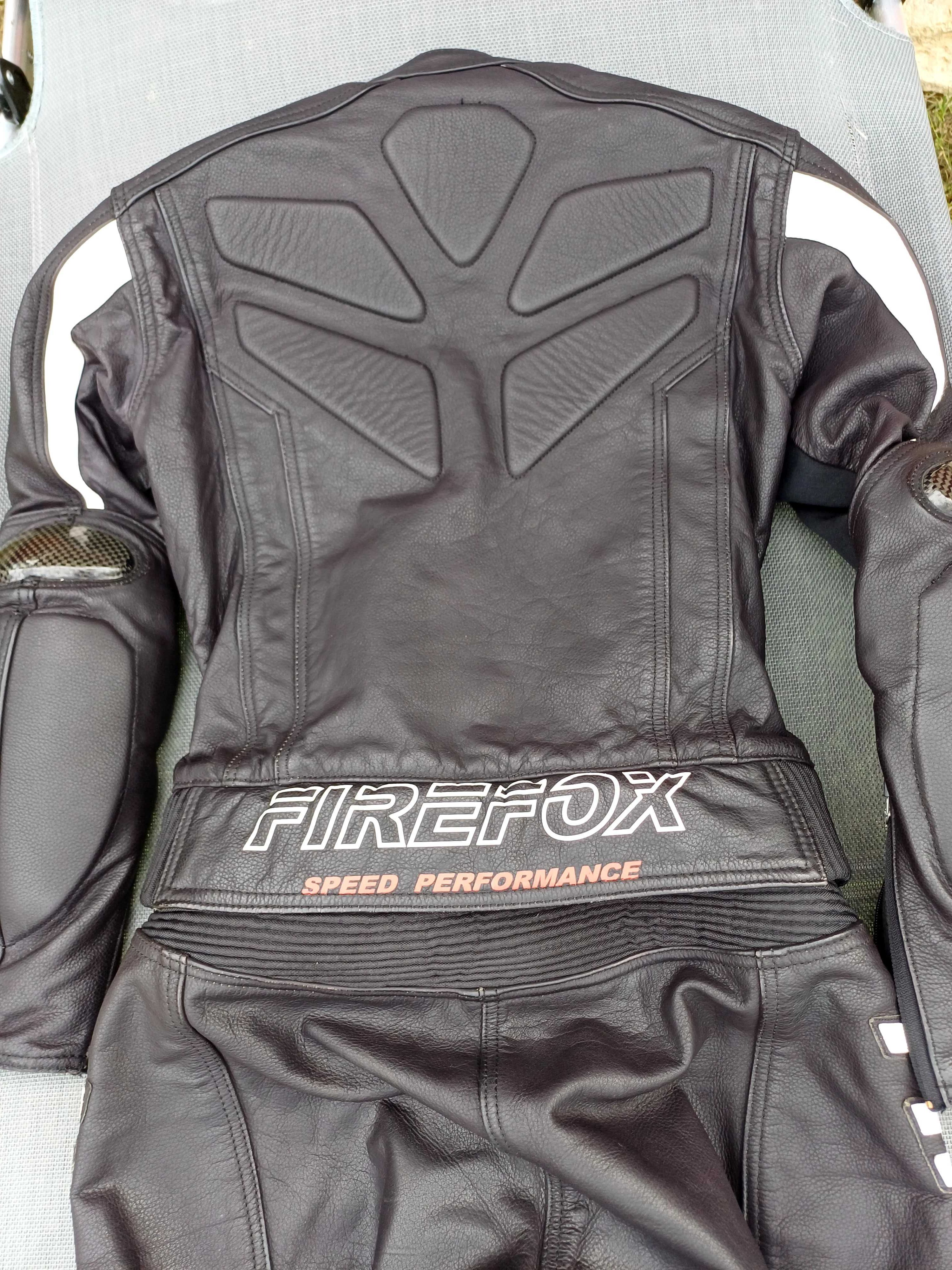 38 M FIREFOX Combinezon Costum Moto piele din două piese de Damă