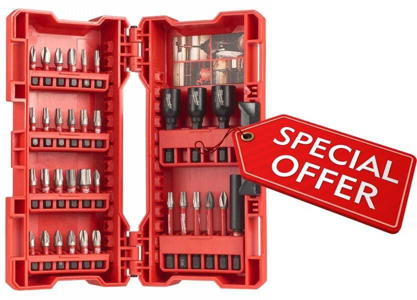 Промоция!Комплект ударни битове 33 части Milwaukee