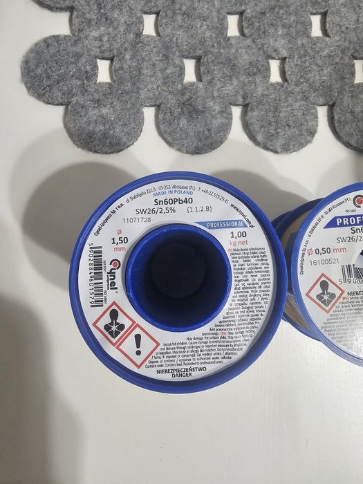 Cositor (fludor) pentru lipit grosimi 0.5-3mm