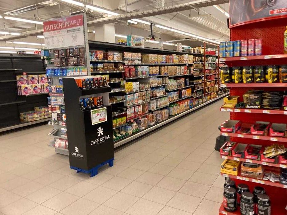 Rafturi neutre magazin alimentar si supermarket - diverse utilizari