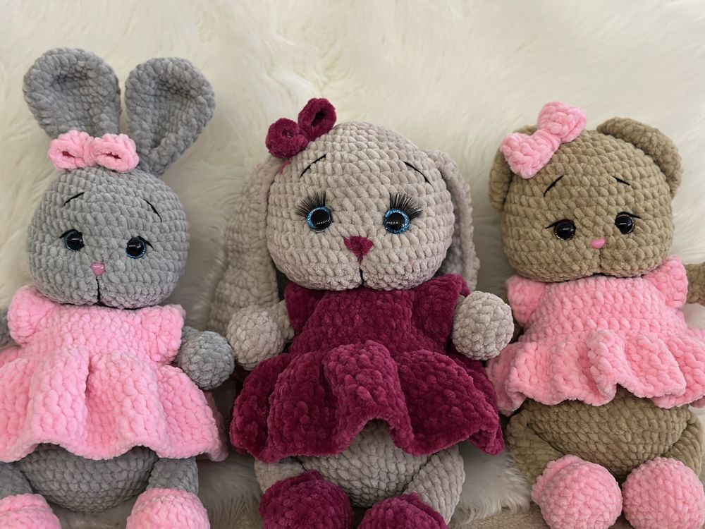 Ръчно плетени играчки
