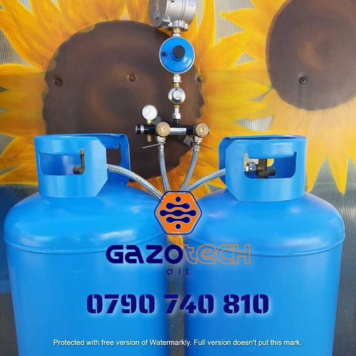 Incalzire cu GPL:Kit cu 2 butelii propan/GPL 50L sau 80L pt centrala