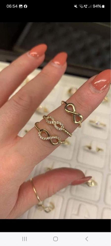 Inel infinit aur 14K