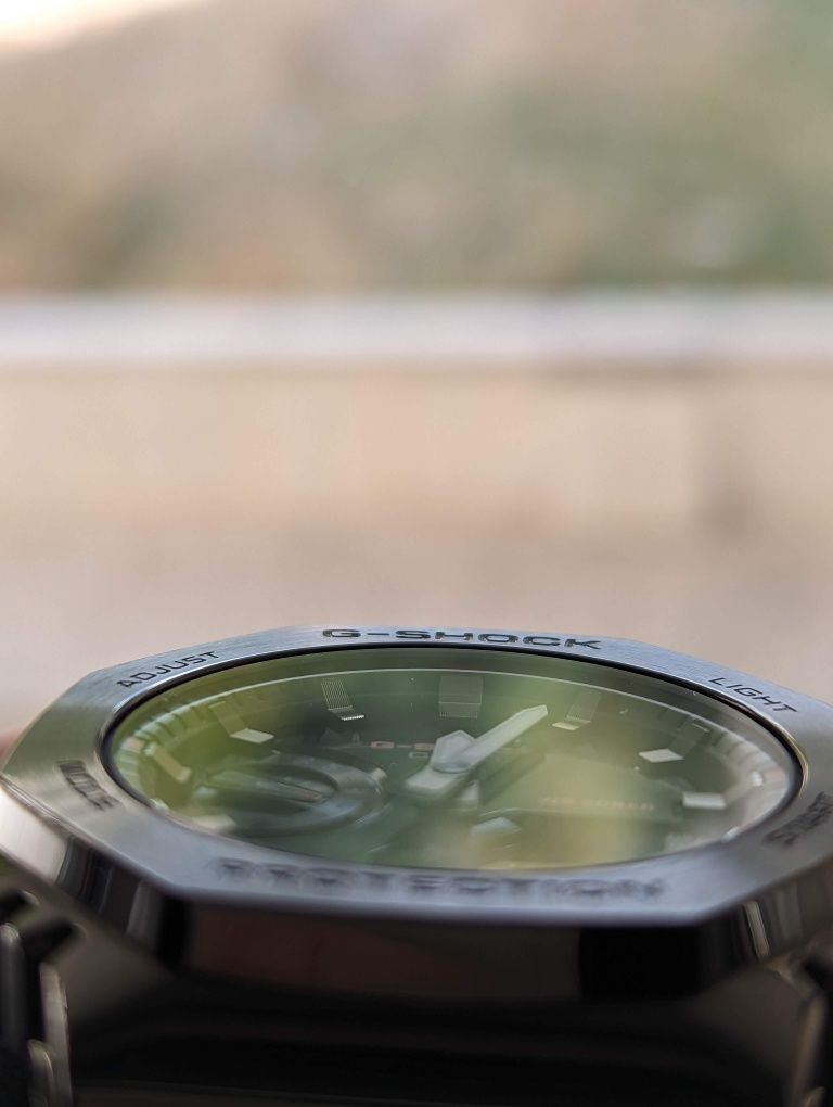 Casio G-Shock Utility Metal Black & Red Watch GM-2100CB-1AER
