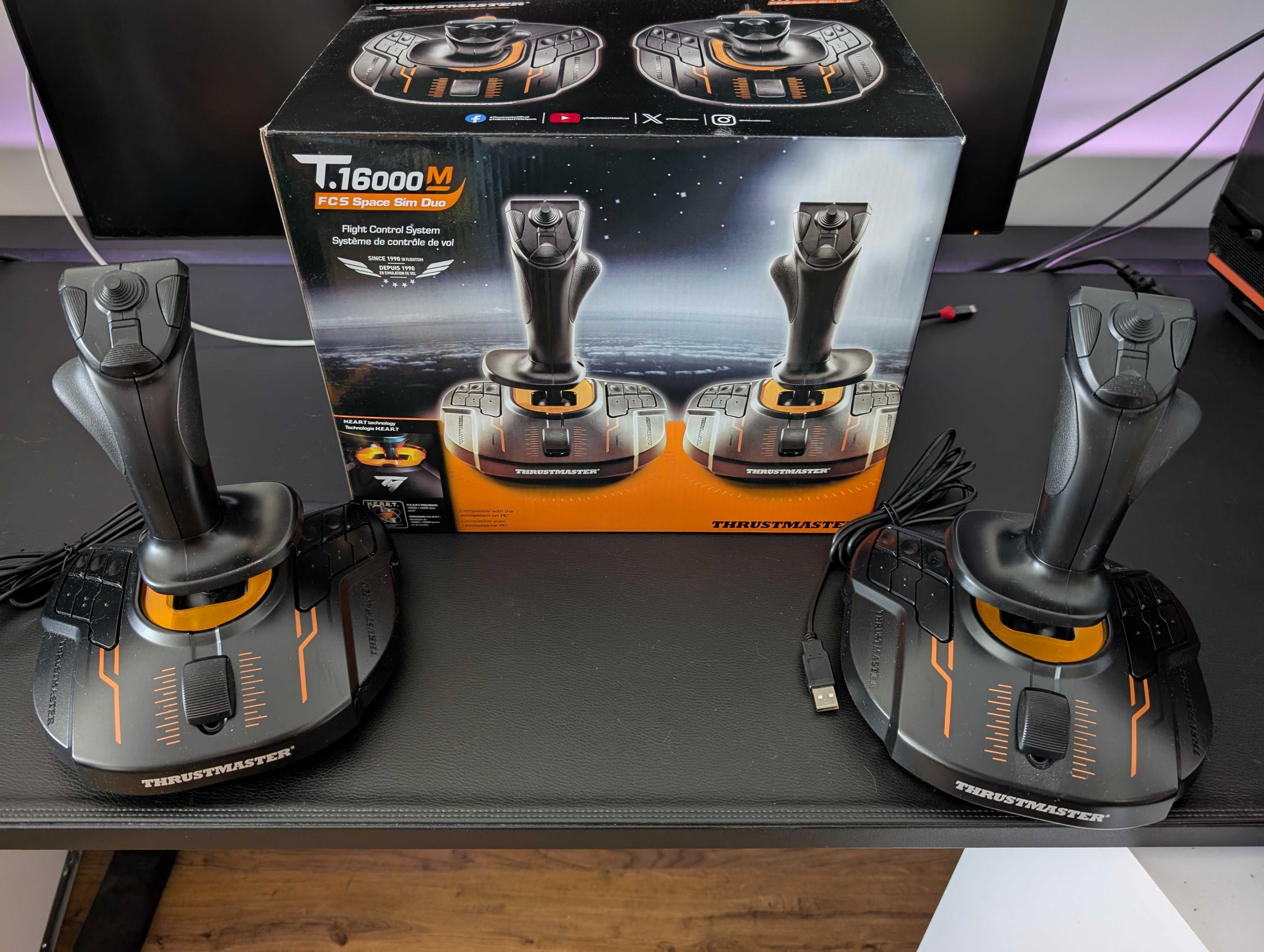 Джойстици (HOSAS) Thrustmaster T.16000M space sim duo, в гаранция