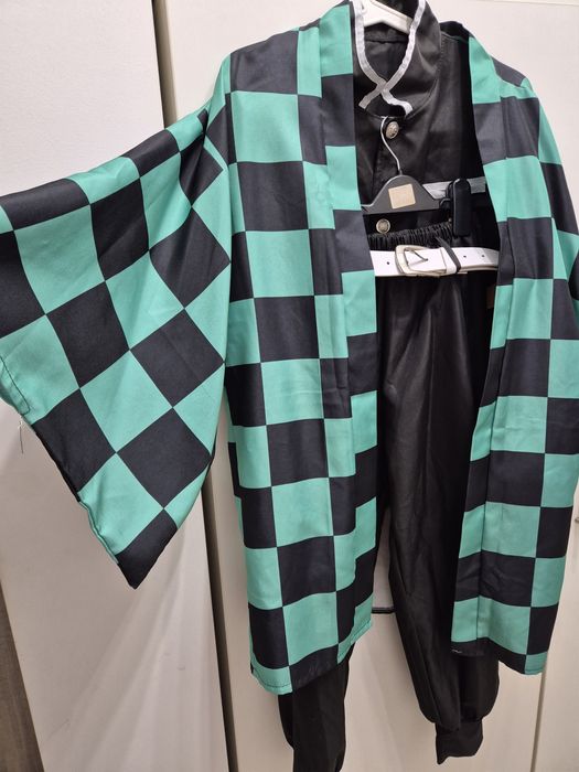 Costum Tanjiro Demon Slayer bun 12-13 ani Comic Con