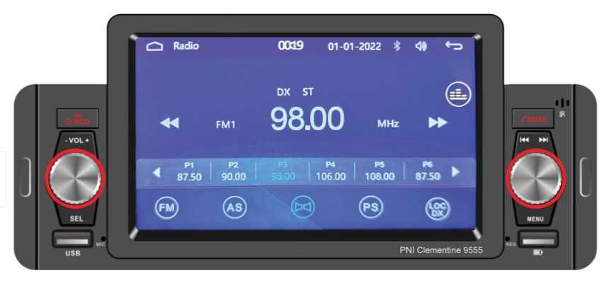 Мултимедия навигация 1дин 4,5 инча 4х50w
