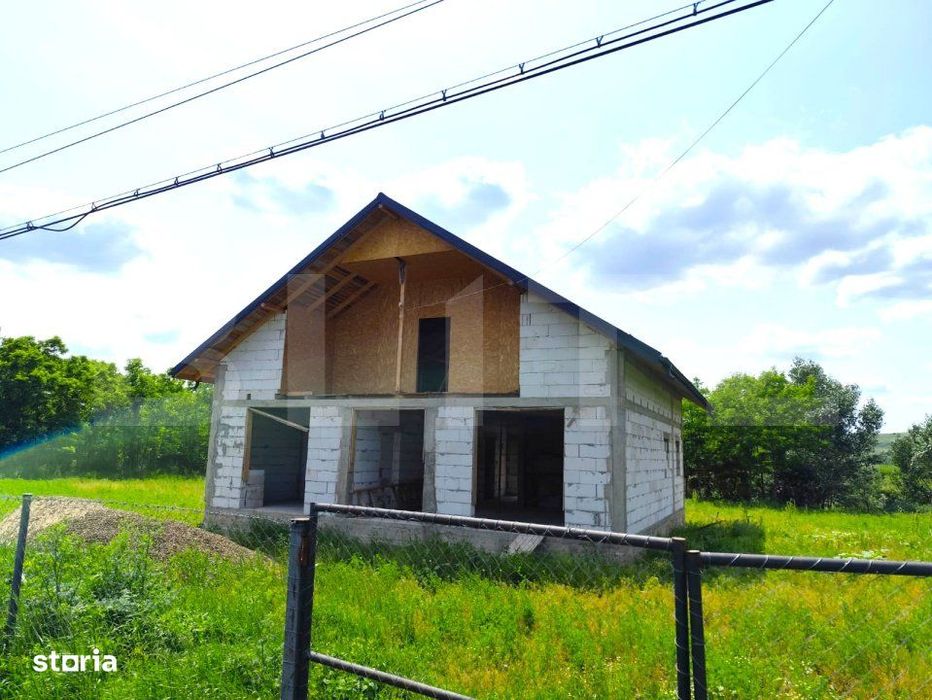 Casa spatioasa la rosu, 2024, 2800 mp teren, zona Andrieseni