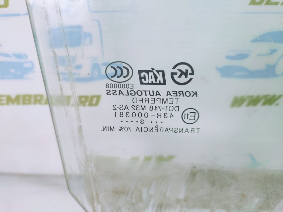 Geam stanga spate 43r-000381 Hyundai Accent LC (facelift)  [din 2002 pana  2006]